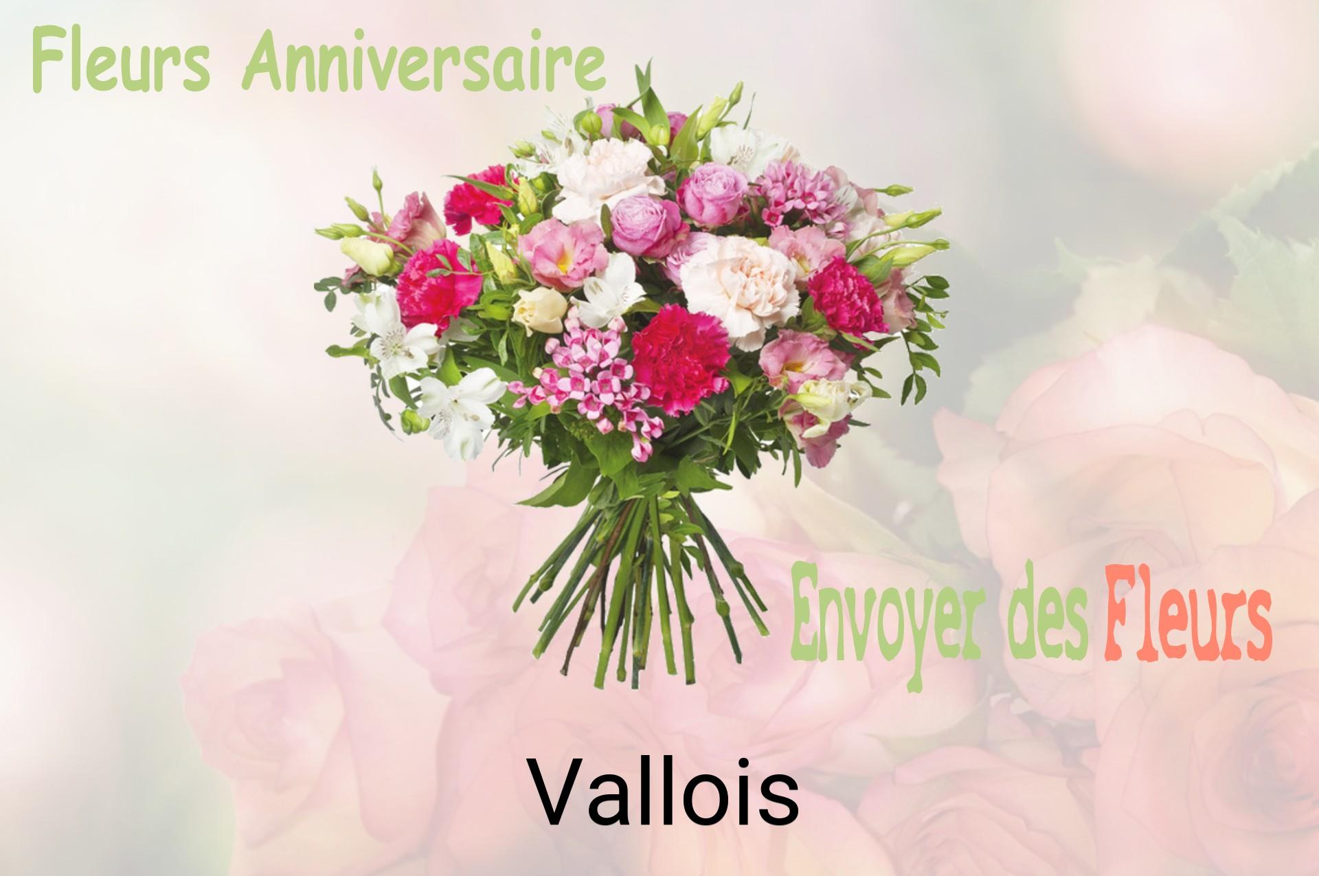 Bouquet de fleurs d’anniversaire livré à Vallois